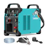 Bestarc Plasma Cutter, [Pilot Arc] [Large LED Display] [Air Sensor] 80A Bestarc Plasma Cutter Machine 110/220V Dual Voltage, 7/8 Inch Clean Cut 1.38 Inch Max Cut, Post Flow 2T/4T for Beginners DIY
