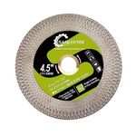 Diamond Tile Saw Blade SANLEETEK - 115mm Cutting Grinding Disc for Porcelain Ceramic Tile Marble Artificial Stone with Double-sided X Mesh Rim