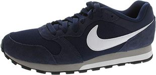 NIKE Men's Nike Md Runner 2 Track & Field Shoes, Blue Midnight Navy White Wolf Grey, 7 UK