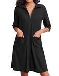 Ekouaer Waffle Knit Bath Robes for Women Knee Length Bathrobe Spa Robes Lightweight Housecoats