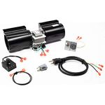 FireplaceBlowersOnline GFK-160 Fireplace Blower Kit for Heat N Glo, Hearth and Home, Quadra Fire, GTI, Fasco, Regency, Royal, Jakel, Nordica, Rotom | Quiet, Efficient, High Airflow, Ball Bearing Motor