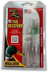 Haydel's Game Calls Inc. DR-85 Mallard Duck Call for Hunting, Double Reed, Adjustable. Legendary Proven Meat Call