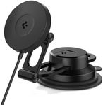 Spigen OneTap Pro 4 MagFit Qi2 15W Fast Wireless Car Mount Charger, Car Phone Holder, Designed for MagSafe, Compatible with iPhone 17, 16, 15, 14, 13, 12 Pro Max Air - Dashboard/Windshield