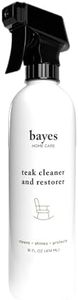 Bayes High Performance Teak Cleaner & Restorer - Cleans, Shines, and Protects - Maintains Fine Teak and Restores Neglected Teak - 16 oz, 6 Pack