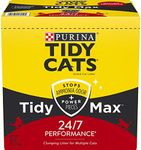 Purina Tidy Cats Clumping Cat Litter, Tidy Max 24/7 Performance Multi Cat Litter - 38 lb. Box