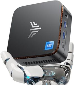KAMRUI AK1 Plus Mini PC, Desktop Computer 12th N95(up to 3.4GHz) Mini PC 16GB RAM 512GB SSD, Micro PC Computer, Mini Tower PC Support 4K HDMI, Desktop PC with Dual WiFi, BT4.2 for Business Home Office