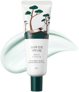 ROUND LAB Pine Calming Cica Cream 1.69 Fl Oz, Low-Acidic Soothing Moisturizer with Pine Cica, BHA + LHA, and Hyaluronic Acid for Skin Barrier Support, Sebum Control, and Hydration, Korean Skincare