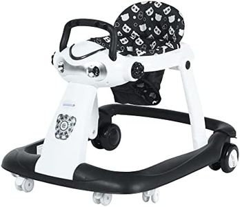 3-in-1 Adjustable Baby Walker Stroller Foldable Play Activity Music Ride On