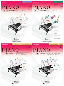 Faber Piano Adventures Level 1 Set (4 Books) 2nd Edition - Lesson, Theory, Technique & Artistry, Performance