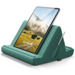 Lamicall Tablet Pillow Holder, Pillow Soft Pad - Bed Tablet Stand, Tablet Dock for Lap with Pocket & 4 Viewing Angles, for iPad Pro 11, 10.5,12.9 Air Mini, Kindle, Tabs, 4-13" Phone and Tablet, Green