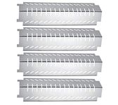 LOKHING 94011 (4-Pack) BBQ Spares Gas Grill Replacement Parts Stainless Steel BBQ Heat Plates Gas Grill Heat Shields Tent Diffuser for Charbroil, Costco, Centro, Thermos and Others Models Gas Grill