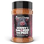 BBQ Rub for Pork by Quasi & Squatch - Honey I Smoked The Pigs (Smokey Honey Soy Sauce) Barbecue Dry Rub Meat Seasoning and Spices | Perfect Blend Of Spices For BBQ and Grill Pork Dishes | Large 220g