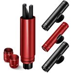 EDEN LIFE Car Window Breaker Seat Belt Cutter 4 Pack 2-in-1 Window Punch Multifunctional Auto Safety Hammer Portable Car Emergency Escape Tool Survival Gadgets for Land and Underwater (（Black&Red）*2)