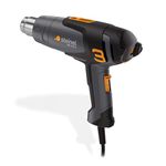 Steinel HM 1920 E Hot Air Gun, 2000 W Heat Gun, 80°-600°C, Ceramic Heater, Hot Air Blower for Shrinking, Foiling, Plastic Welding, 230 V