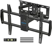 MOUNTUP Full Motion TV Wall Mount for Most 42-82 inch TVs, Wall Mount TV Bracket with Articulating Swivel and Tilt, TV Mount Max VESA 600x400mm, Holds up to 100lbs Fits 16" Stud MU0028