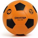 Chastep 8" Foam Football Indoor/Outdoor Perfect for Kids or Beginner Play and Exercise Soft Kick & Safe (Orange/Black)