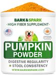 Pumpkin for Dogs - Powdered Fiber Supplement and Stool Softener - Treat Diarrhea, Constipation, Upset Stomach, Food Sensitivity - Improve Digestion - Made in USA - 230g