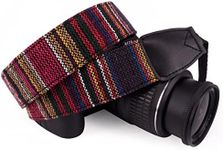 Wolven Pattern Canvas Camera Neck Shoulder Strap Belt for Men/Women Compatible with All DSLR/SLR/Nikon/Canon/Sony etc, 11