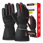 SabotHeat 11.1V Fast Boosted Heated Gloves for Men Women - Winter Heated Gloves with Touchscreen Fingers for Cold Weather, Snow Winter Gloves for Work, Skiing, Running, Cool Unique Gifts for Christmas