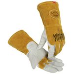 Caiman 1868-5 Welders and Foundry Gloves Gold L