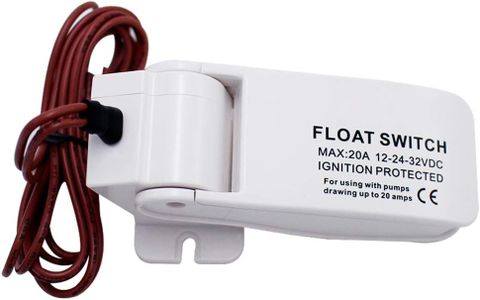 MAKERELE Bilge Pump Float Switch for Boats 12V 24V 32V Automatic Boat Bilge Float Switch for Boat Bilge Pump for Boats White