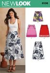 New Look U06106A Misses Skirts Sewing Pattern