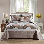 Travan 3-Piece Twin Quilt Sets with Shams Oversized Bedding Bedspread Coverlet Set