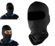 SOUL eTHICS Premium Cotton Breathable, Stretchable Full Face Mask for Winter, Dust, Cold, Protection, Bike Riding, Helmet Cap, and All Other Outdoor Activities (Spandex Full Face Mask)