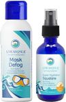 STREAM 2 SEA Mask Defog and Squalane Oil for for Moisturized Skin and Hair with Vitamin E - Natural Protection, Hydration, Clear Diving Vision for Goggles and Lenses Defog - Reef Safe, Paraben Free