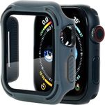 ME Compatible with Apple Watch Series 6 Case, 40mm Hard Case PC and TPU Bumper Cover with Tempered Glass Screen Protector Fits Series 6 5 4 SE, Men Women Apple Watch Accessories