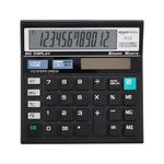 Amazon Basics AB-512 12-Digit Display Calculator (Black)