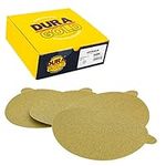 Dura-Gold Premium 6" Gold PSA Sanding Discs - 80 Grit (Box of 50) - Self Adhesive Stickyback Sandpaper for DA Sander, Finishing Coarse-Cut Abrasive - Sand Automotive Car Paint, Woodworking Wood, Metal