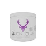 Bucked Up Non-Stim Pre-Workout: Enhance Performance Without the Jitters, Caffeine Free, Grape Gainz Flavor, 25 Servings