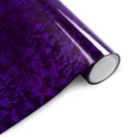 Arespark Purple Forged Carbon Fiber Vinyl Wraps, Adhesive Wrap Vinyl Roll for Full Car Wraps, Auto Interior Stickers Sheets Films Wraps Without Bubble for DIY Use 1ft x 5ft