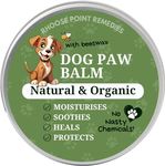 Dog Paw Balm & Dogs Nose Balm 60ml Lick-Safe All Season Protection for Dogs with All Natural and Organic Beeswax, Unrefined Coconut Oil, Raw Shea Butter & Almond Oil Moisturises Heals & Protects UK