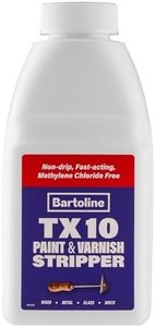 Bartoline TX10 Paint and Varnish Stripper 500ml – Extra Strong, Non-Caustic Paint Remover for Wood, Metal & More