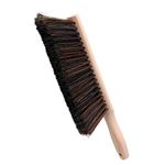 OAKART Hand Brush Soft Bristle with Oiled Beech Wood Handle 14 Inch Long (Brown)