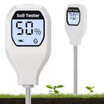 YAMRON 2-in-1 Soil Moisture Meter，Soil ph Tester Digital，Plant Water Monitor，Plant Moisture Meter for Garden, Farm, Lawn, Indoor & Outdoor
