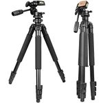 Gosky Tripod -Travel Portable Tripod for Spotting scopes, Binoculars, camcorders, or SLR Cameras (Pro Tripod (61-inch))