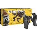 Grease Monkey 5555PF Nitrile 8mil Gloves, 50/box