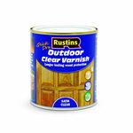 Rustins Quick Dry Outdoor Clear Varnish 500ml Satin