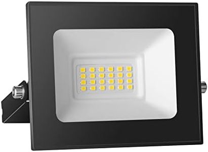 Probapro 20 W LED Outdoor Spotlight, IP65 Waterproof Outdoor Spotlight, LED Floodlight, 2000 LM Headlight Floodlight, Outdoor Spotlight for Backyard, Garden, Workshop, Yard, Driveway, Doors, Garage,