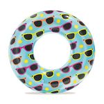 Bestway 36057-19 Inflatable Designer Rubber Swim Ring Float, Multi-Colour, 30 Inch