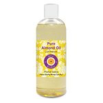 Deve Herbes Pure Almond Oil (Prunus dulcis) Natural Therapeutic Grade Cold Pressed 200ml (6.76 Oz)