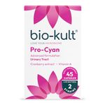 Bio-Kult Pro-Cyan Multi-Action Probiotic Bacterial Formulation with Cranberry Extract and Vitamin A, Pack of 45 Capsules