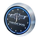 Neonetics Chevrolet Chevy Truck Neon Wall Clock, 15-Inch