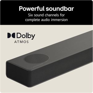 LG S80QR Dolby Atmos Soundbar – Wireless Subwoofer, Surround Sound