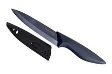 ZircoSharp Special Edition Ceramic Kitchen Knife, 4.0" Blade Utility Knife, Black