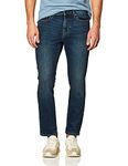 Amazon Essentials Men's Slim-Fit Jeans, Dark Wash, 29W / 28L