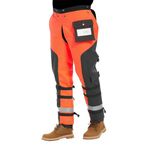 9 Layers Chainsaw Chaps Protection Lightweight Chainsaw Pants for Cutting and Logging Adjustable Belt Chainsaw Pants (M), 32 Regular